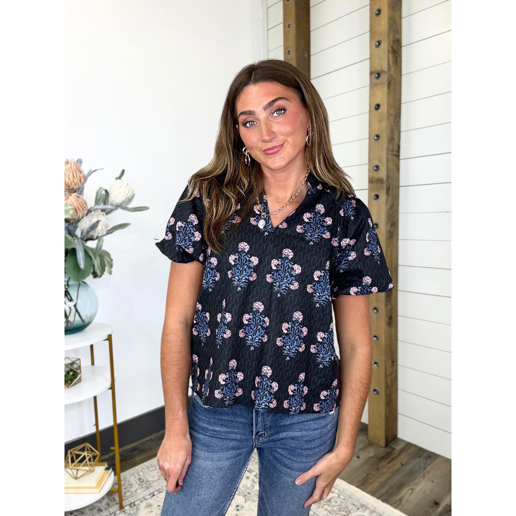 Noir Garden Top