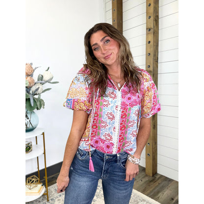 Painted Garden Top