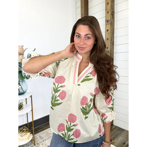 Rosé Garden Top