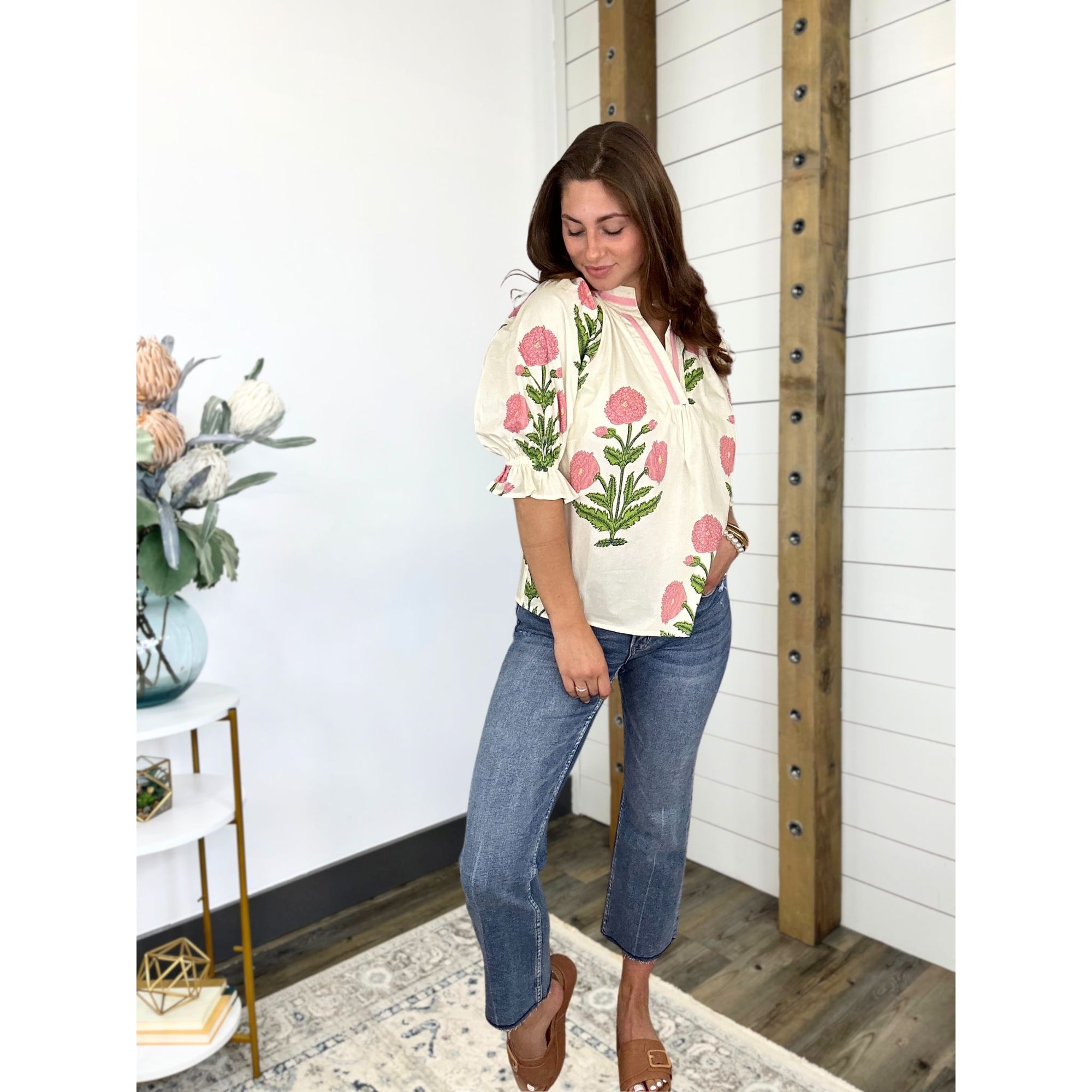 Rosé Garden Top