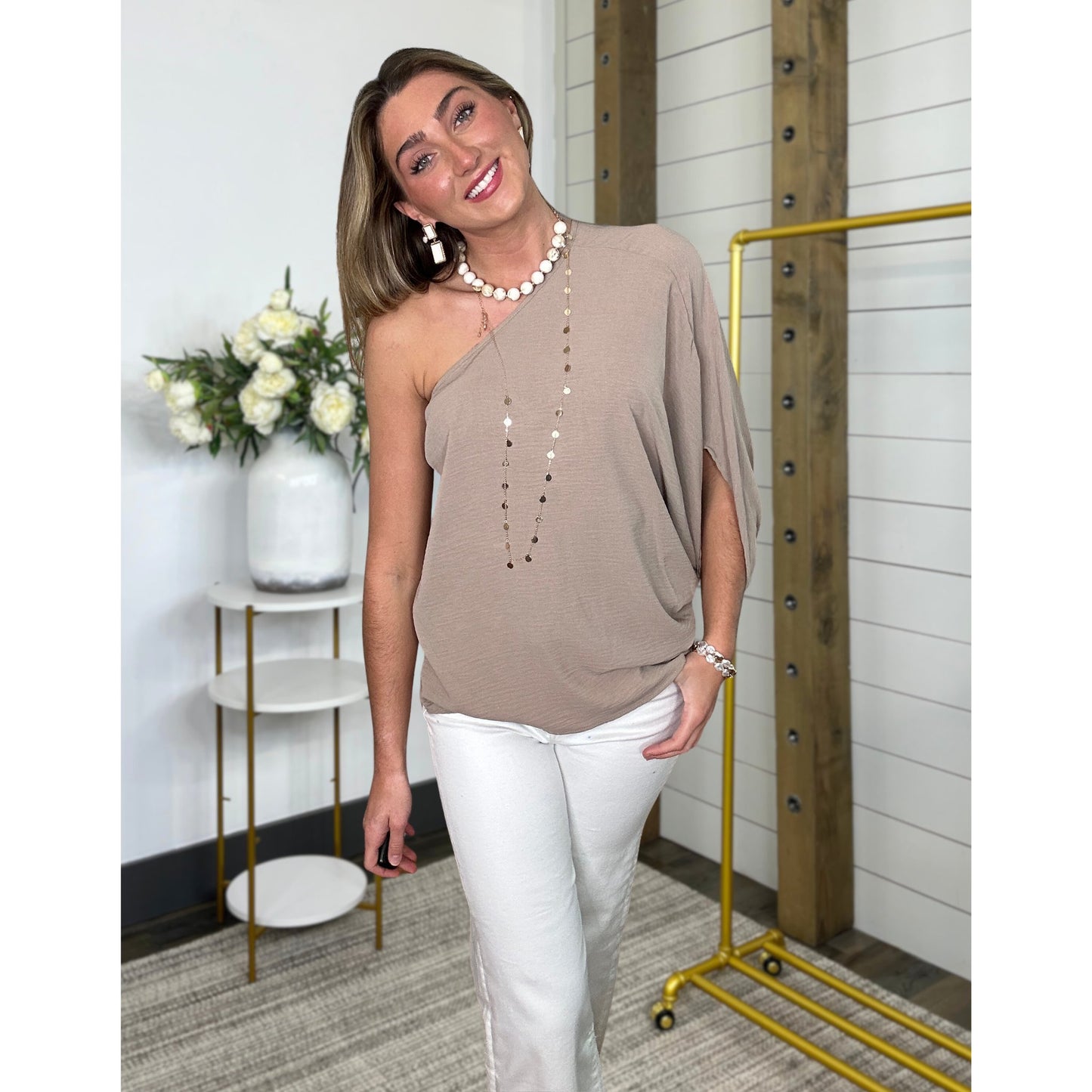 Sasha One Shoulder Top