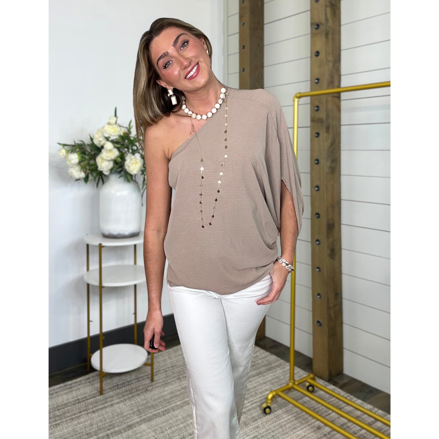 Sasha One Shoulder Top