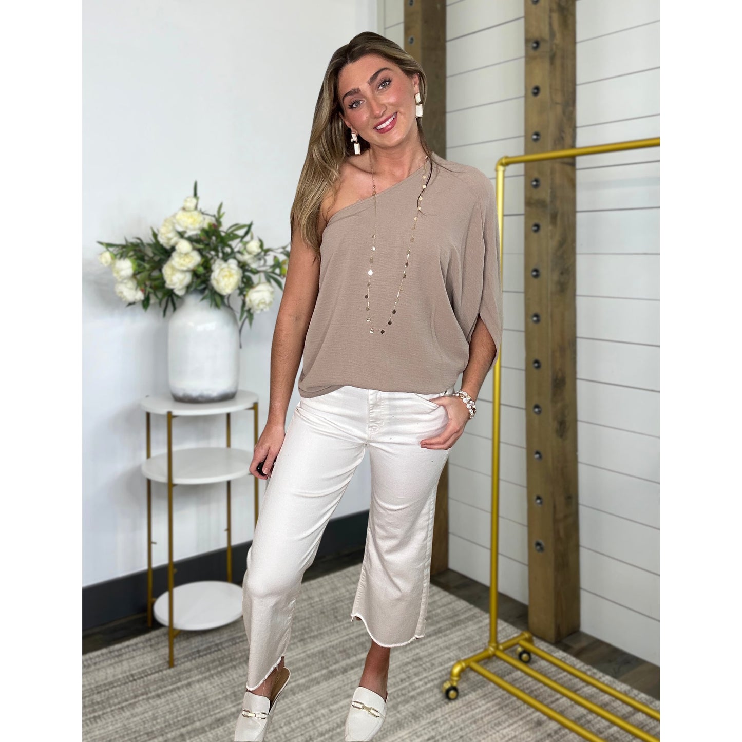 Sasha One Shoulder Top
