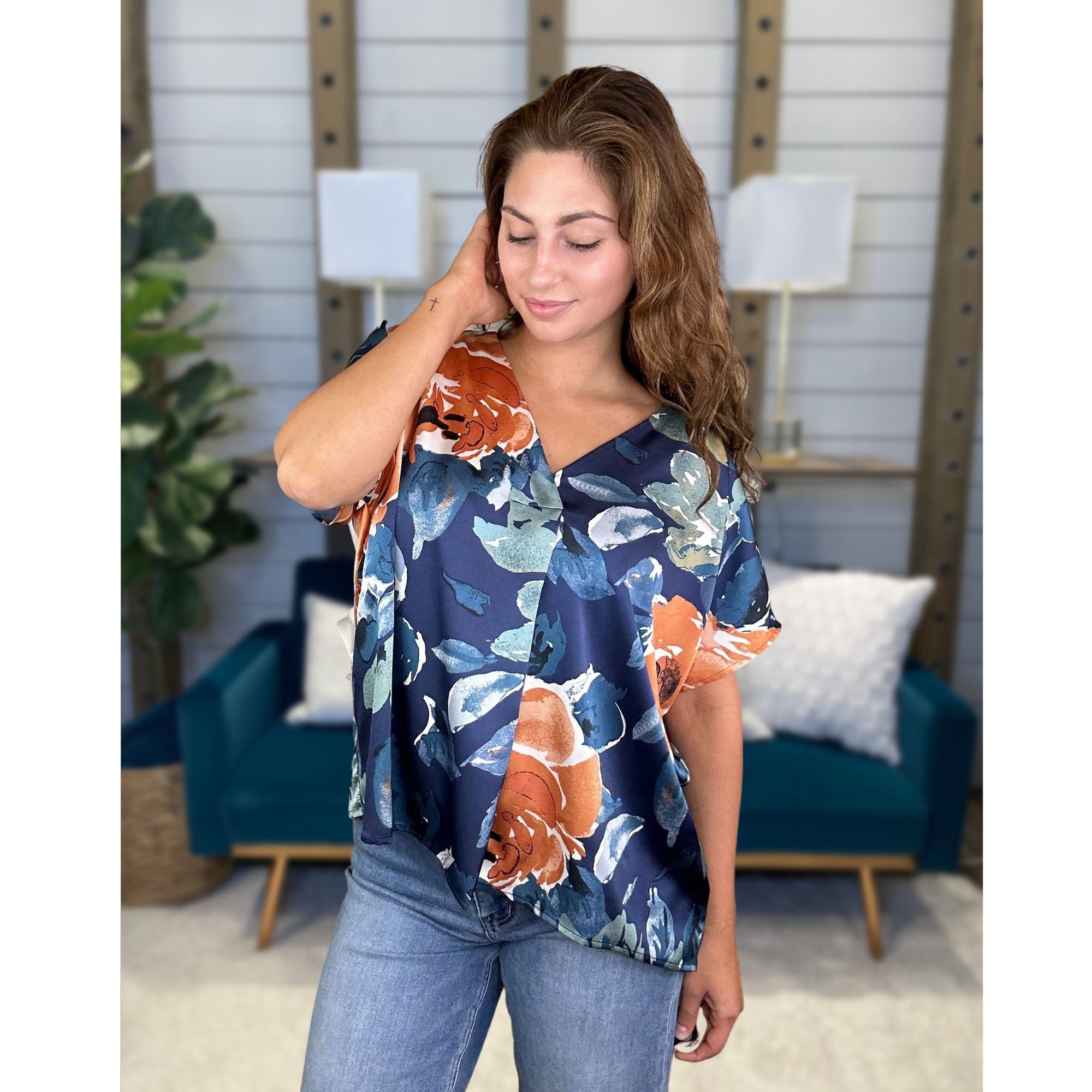 Sought After Floral Blouse