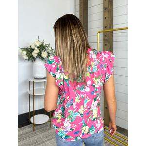 Spring Showers Floral Top