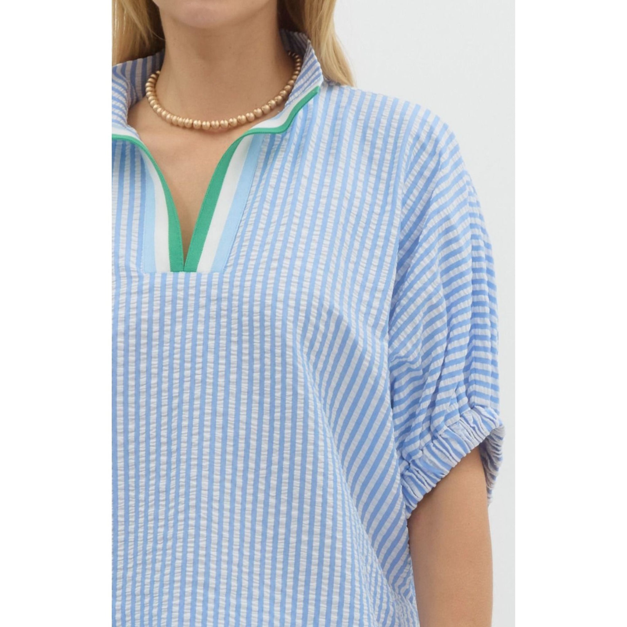 Staying True Striped Top