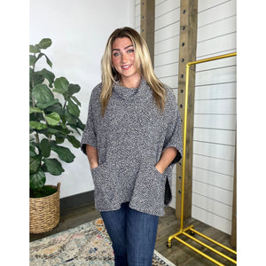Effortless Vibes Knit Poncho Top