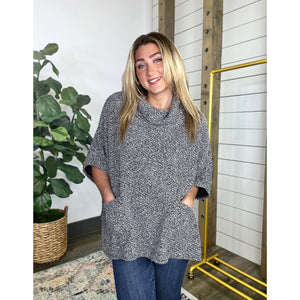 Effortless Vibes Knit Poncho Top