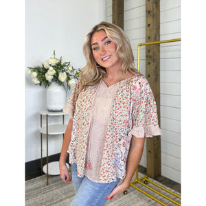 By The Garden Mix Print Top
