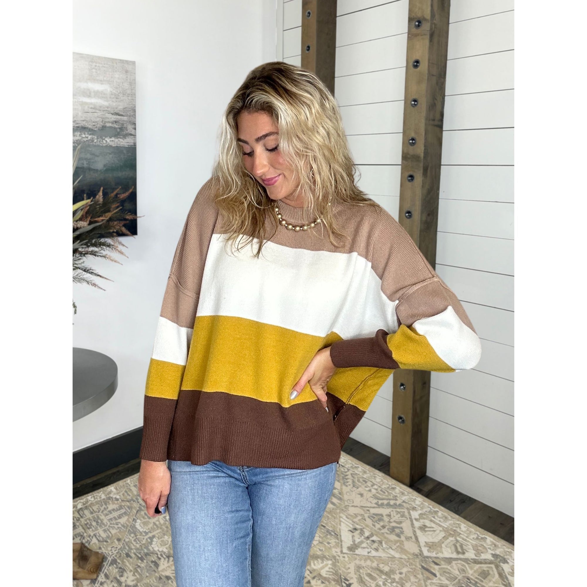 Timber  Stripe Sweater