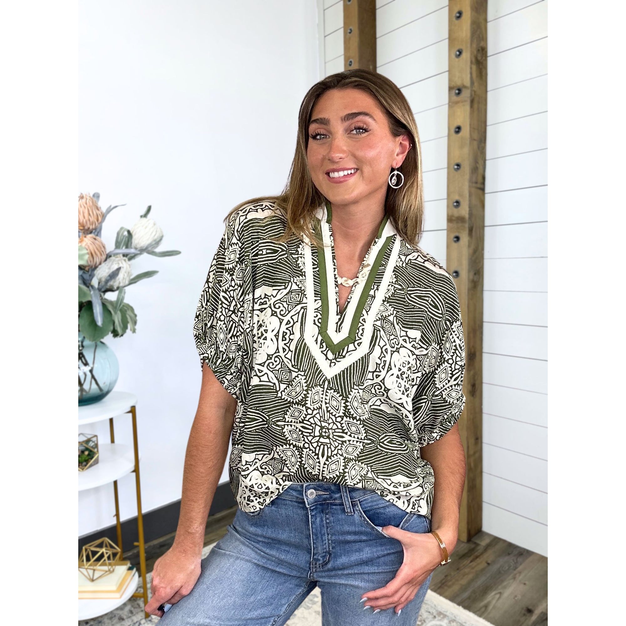 RESTOCKING 8/31-Every Which Way Print Top