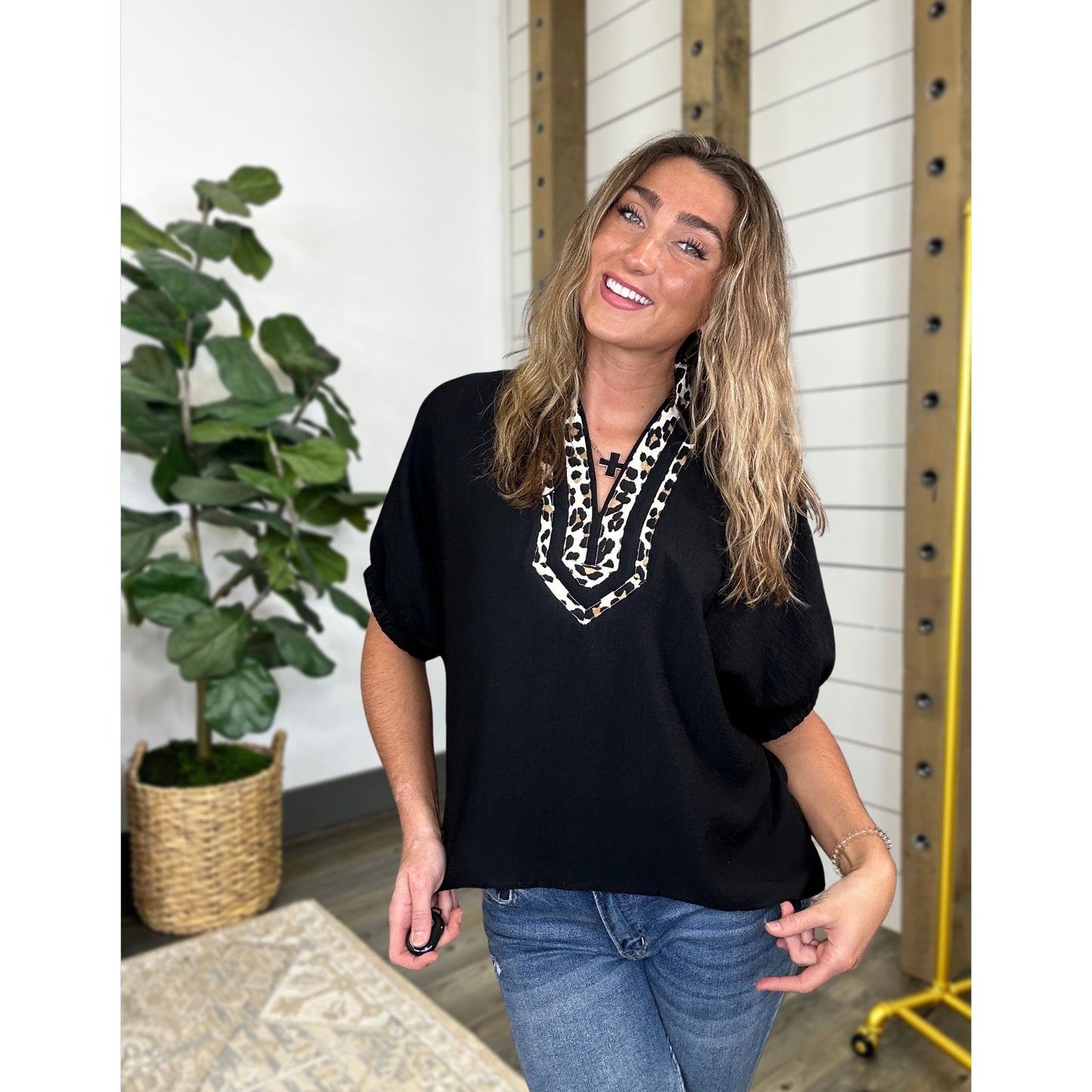 Solid Center Of Attention Top