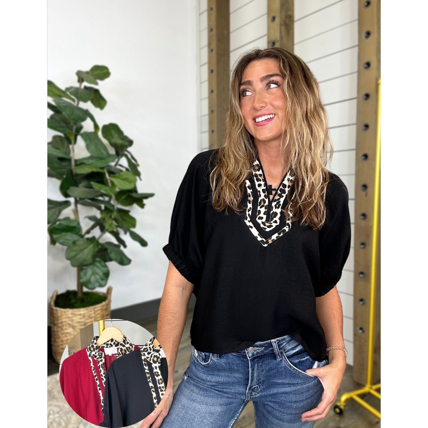 Solid Center Of Attention Top