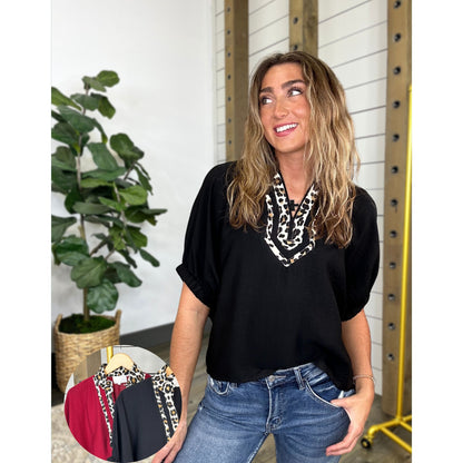 Solid Center Of Attention Top