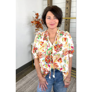 Art In Bloom Blouse