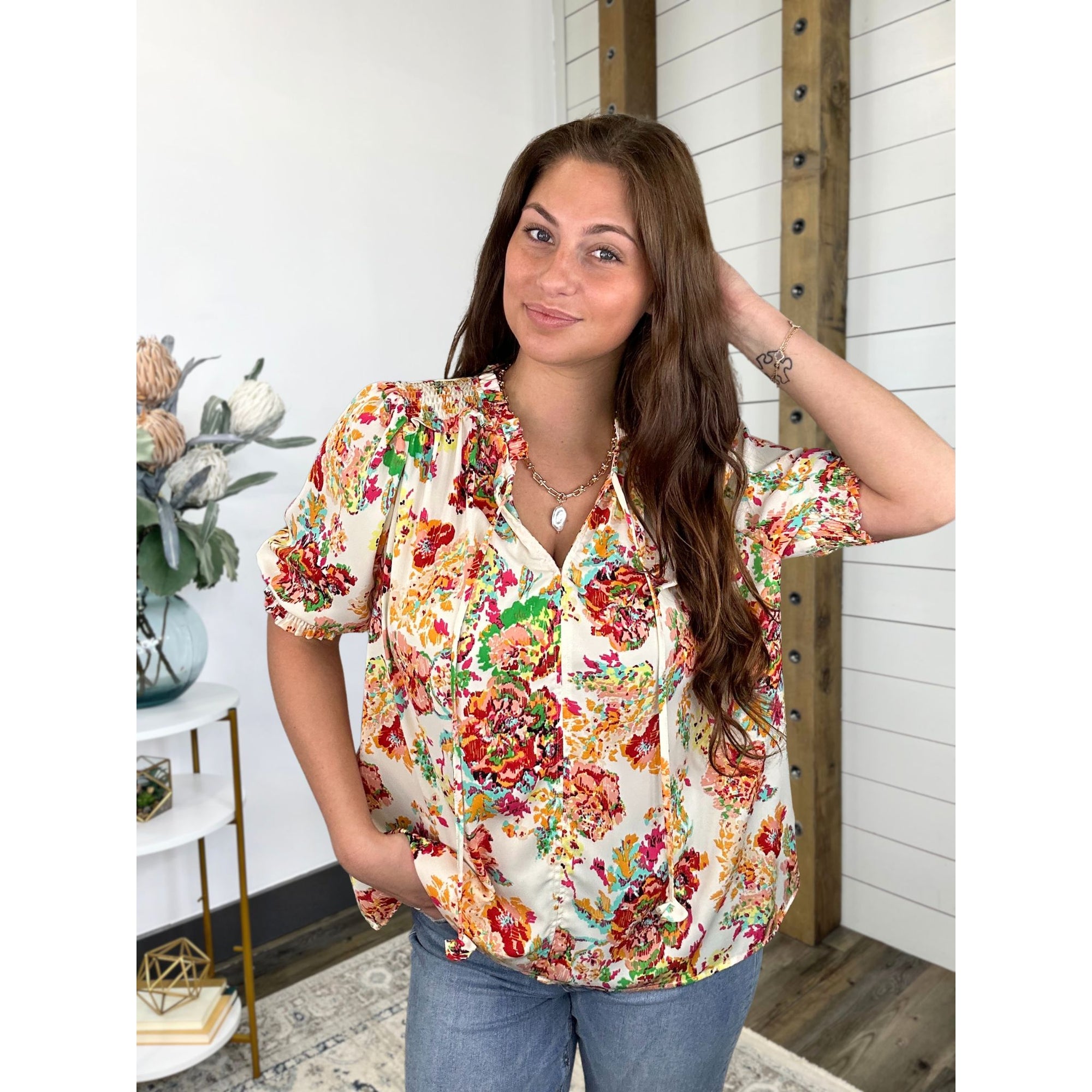 Art In Bloom Blouse