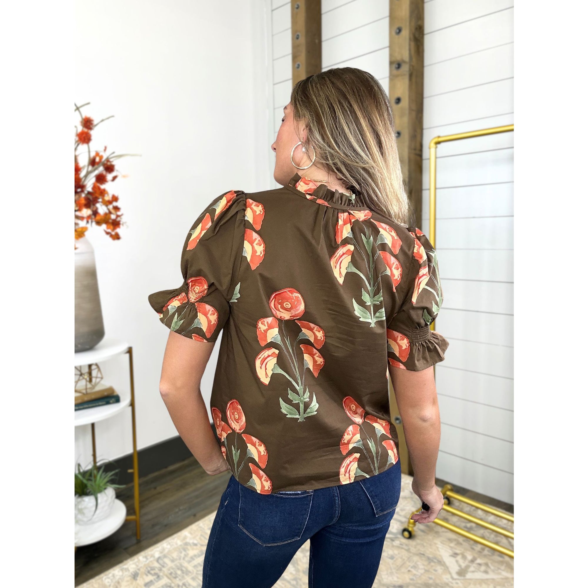 Autumn's Blooming Breeze Top