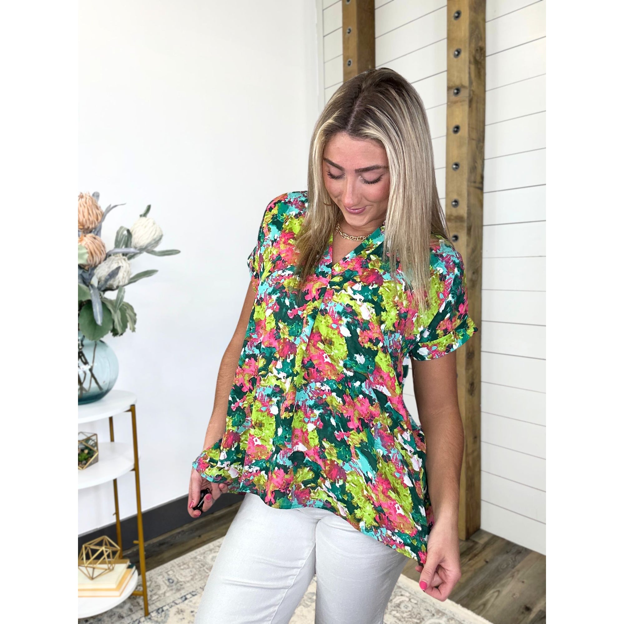 Perfect View Print Top