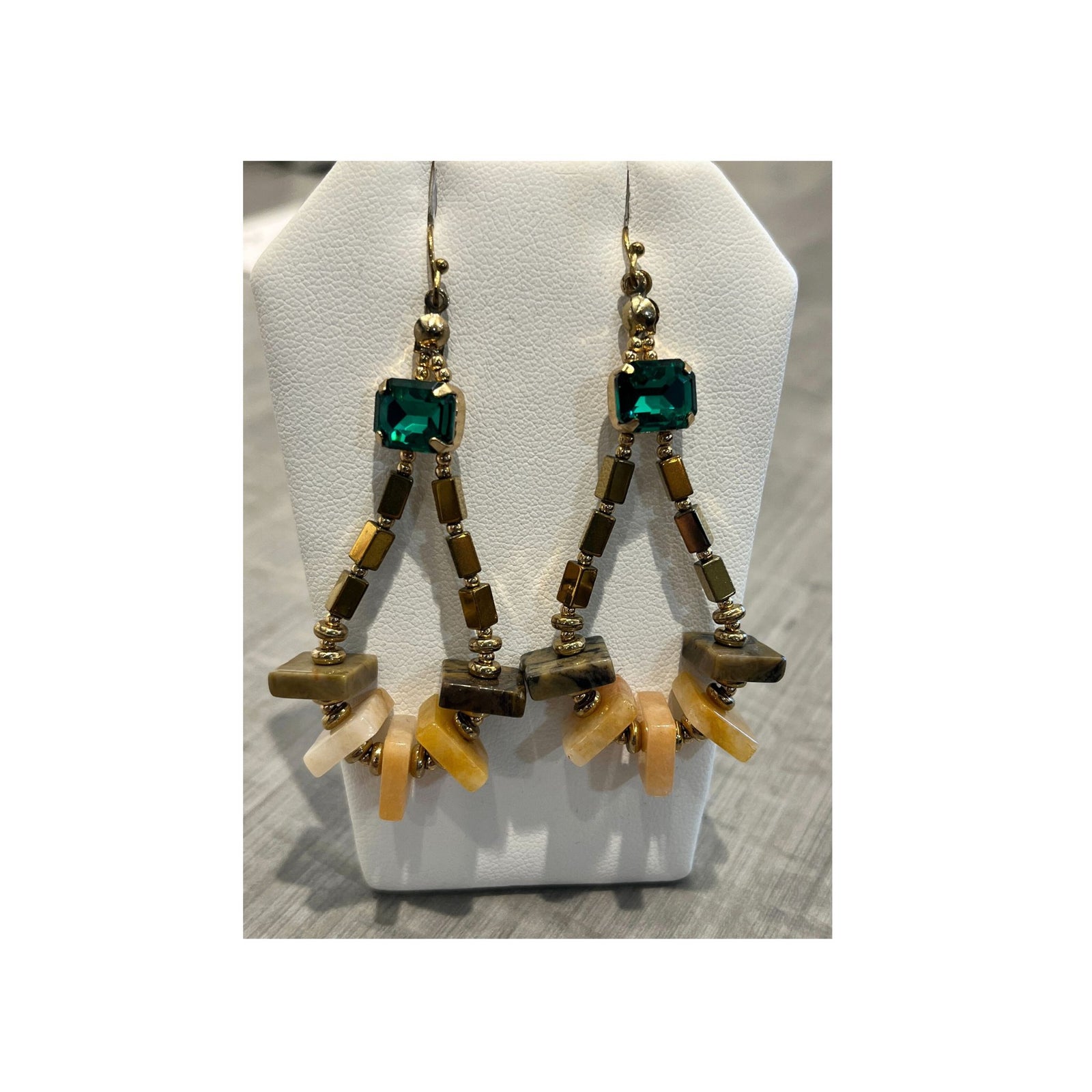 Beaded Teardrop Earring
