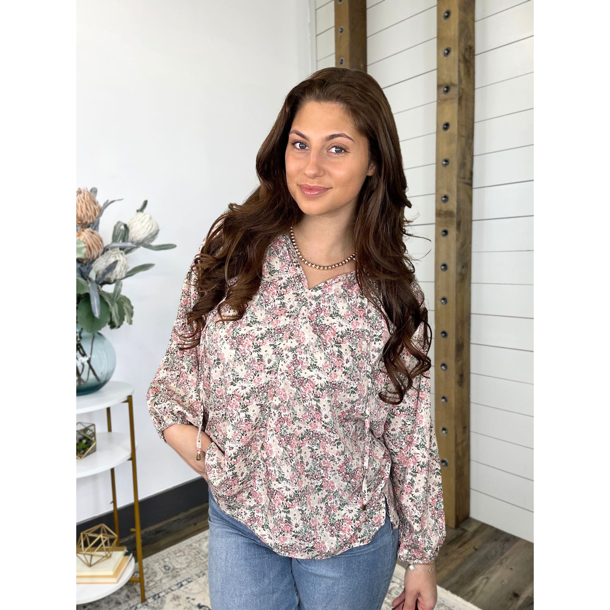 Brookwood Floral Top