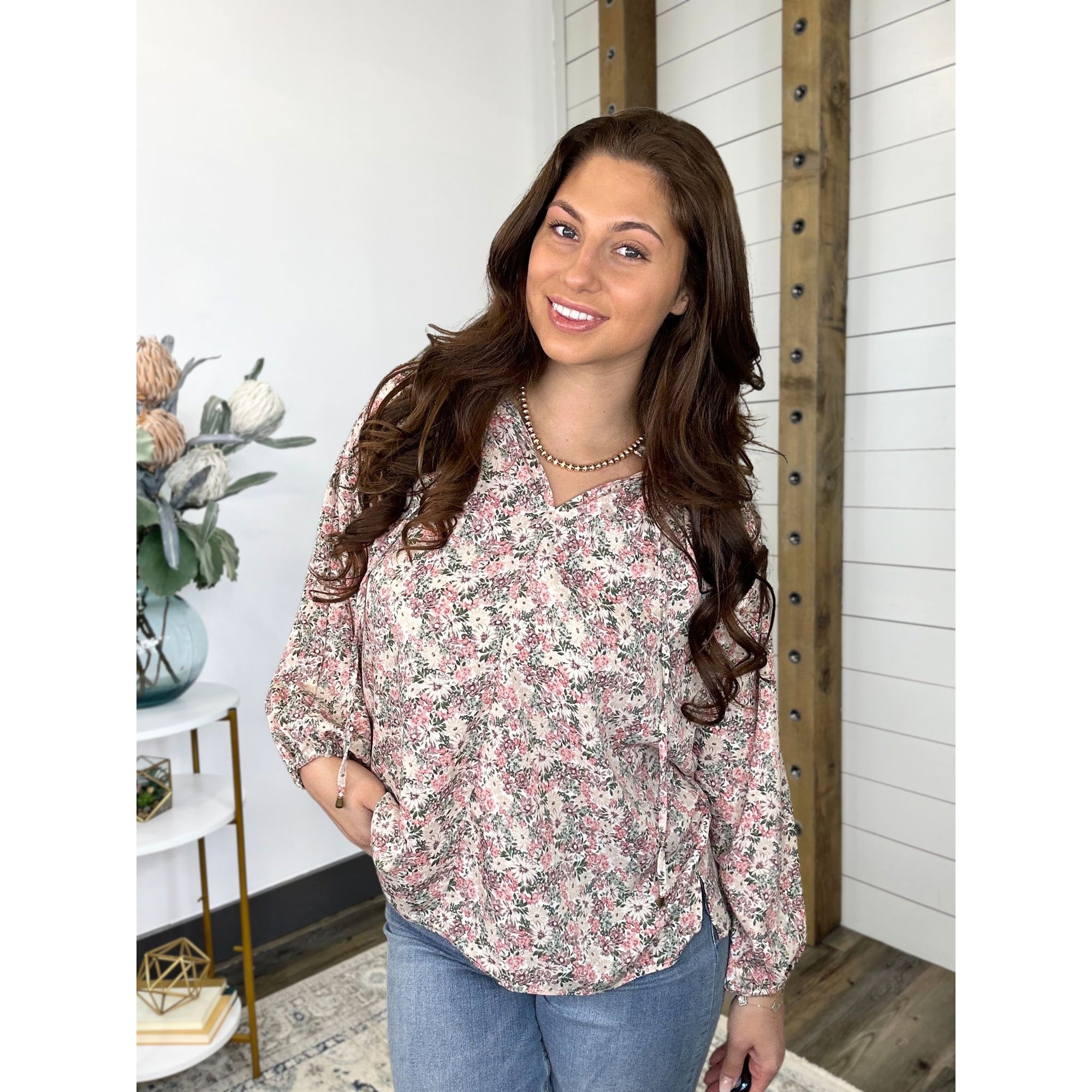 Brookwood Floral Top