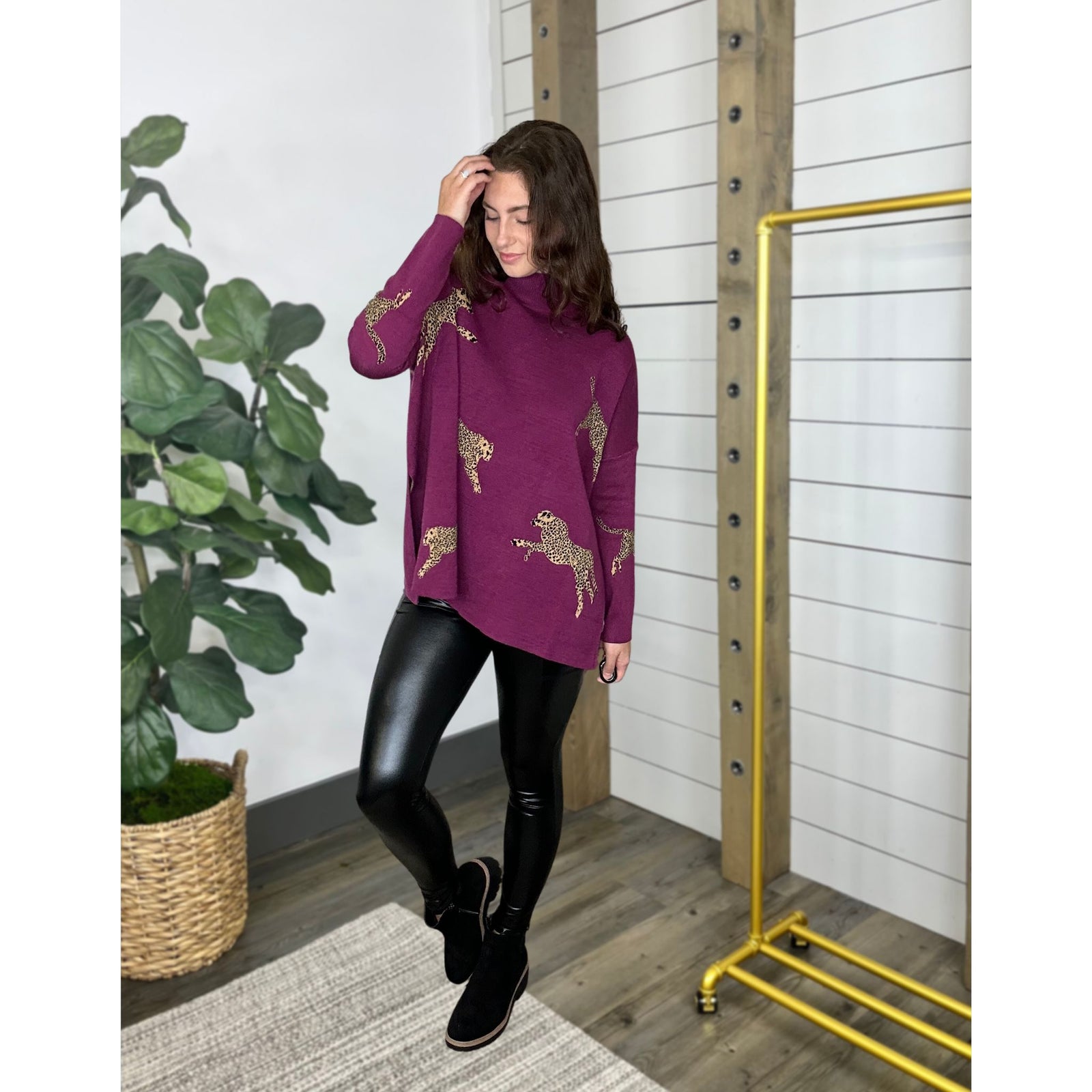 On The Edge Faux Leather Leggings