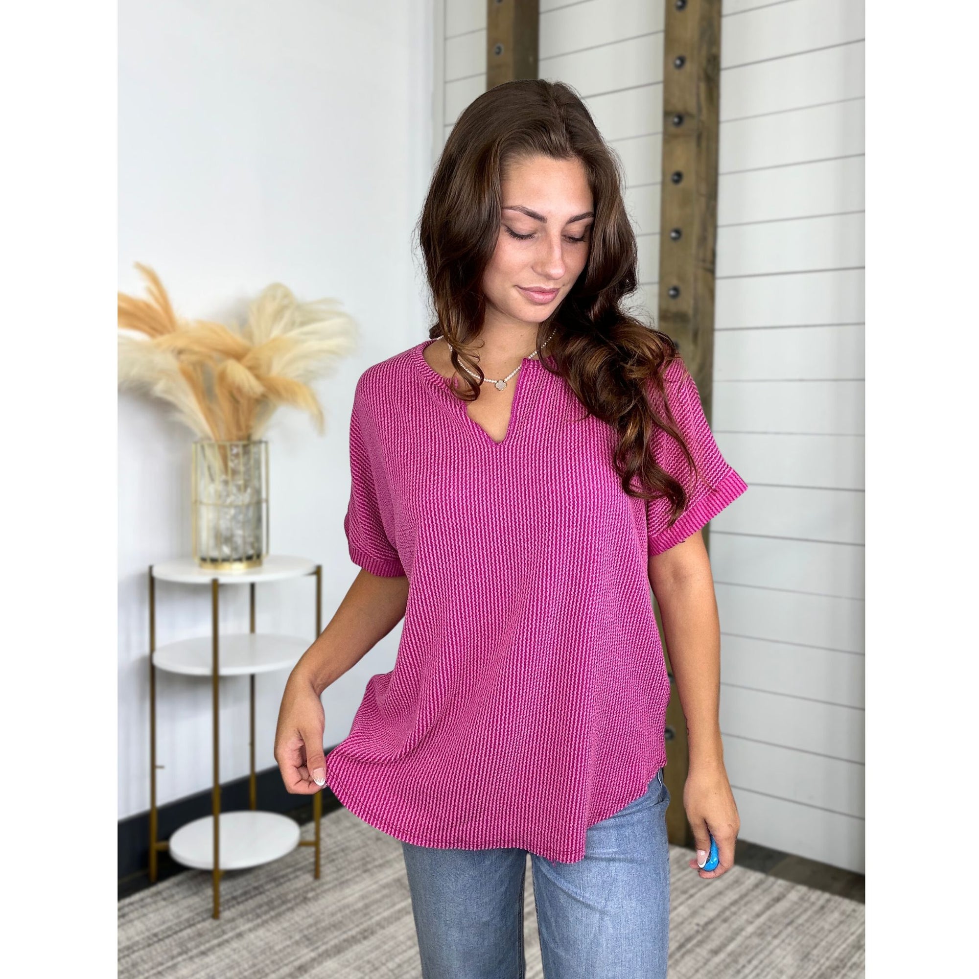 Between Us Ribbed Top