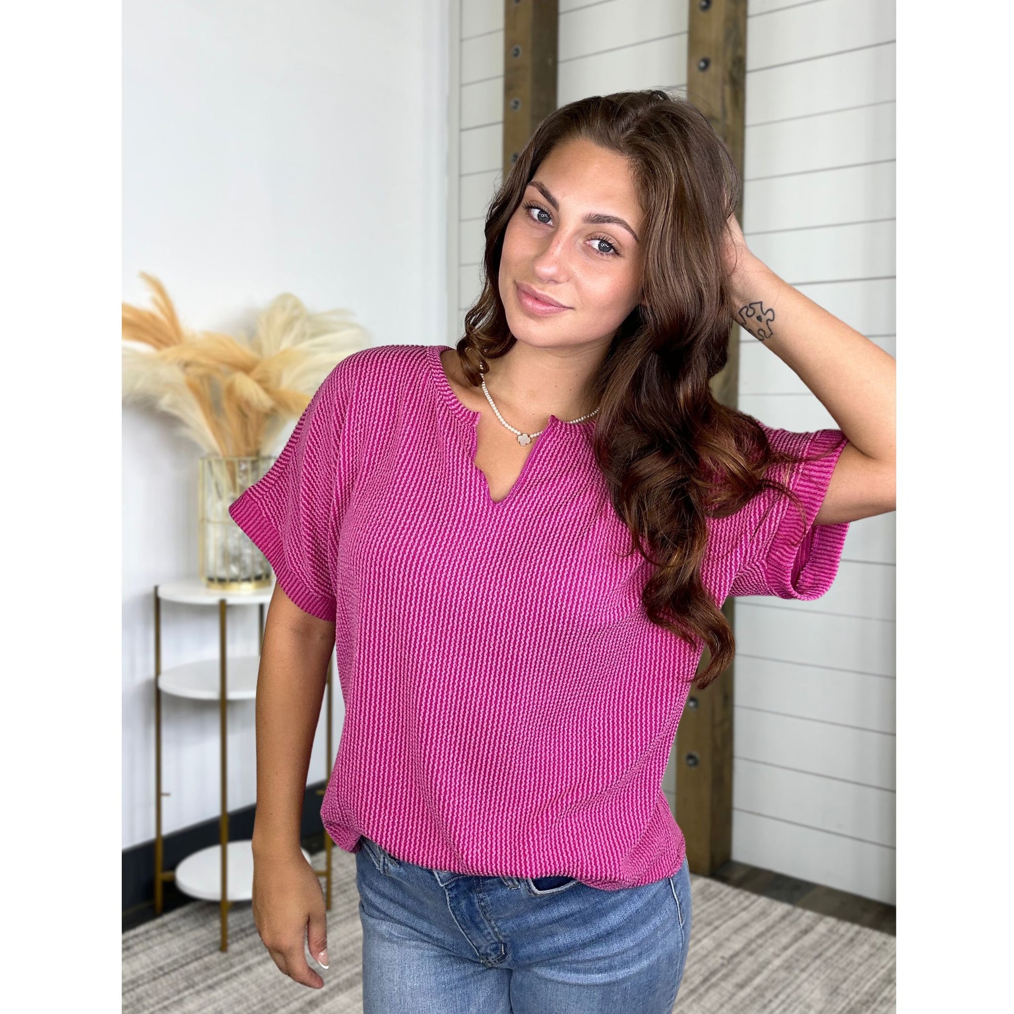 Between Us Ribbed Top