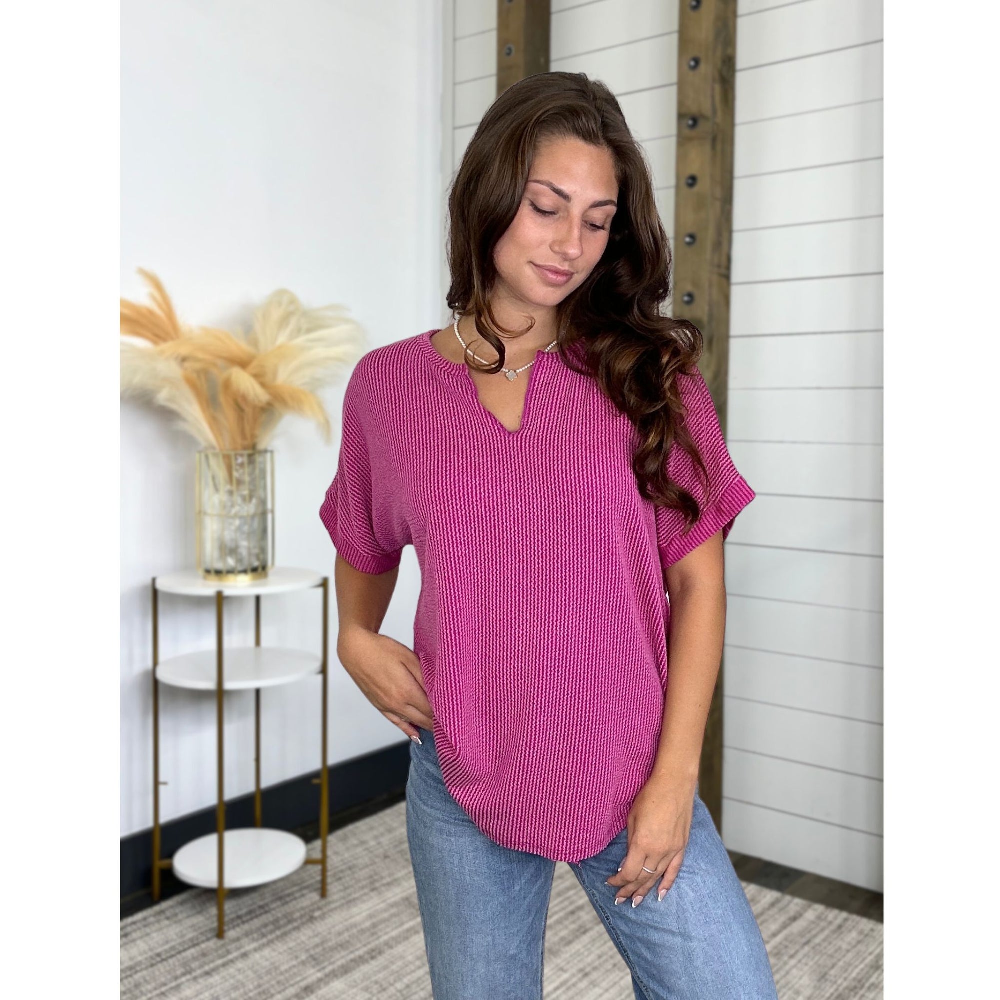 Between Us Ribbed Top