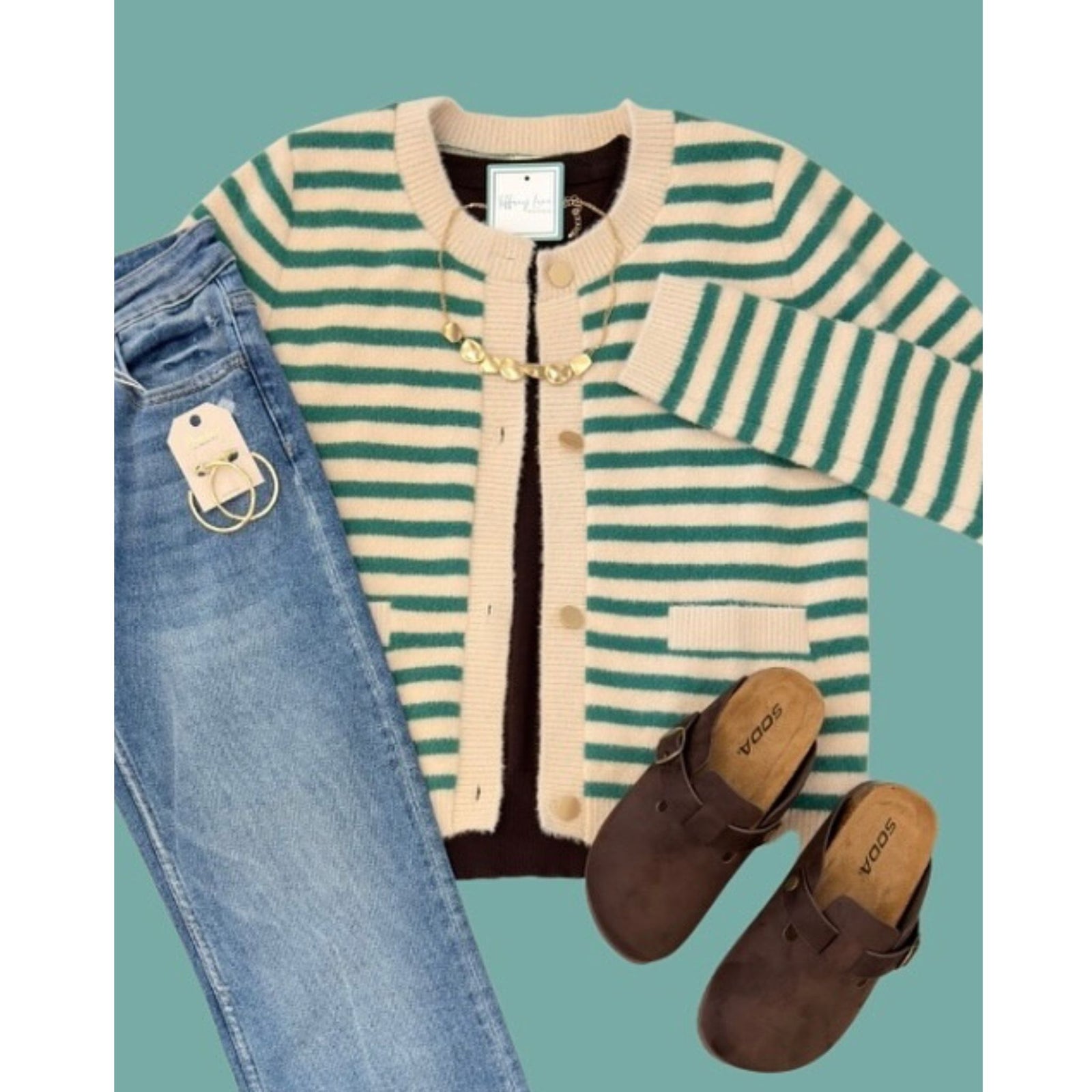 Lucky Lines Cardigan