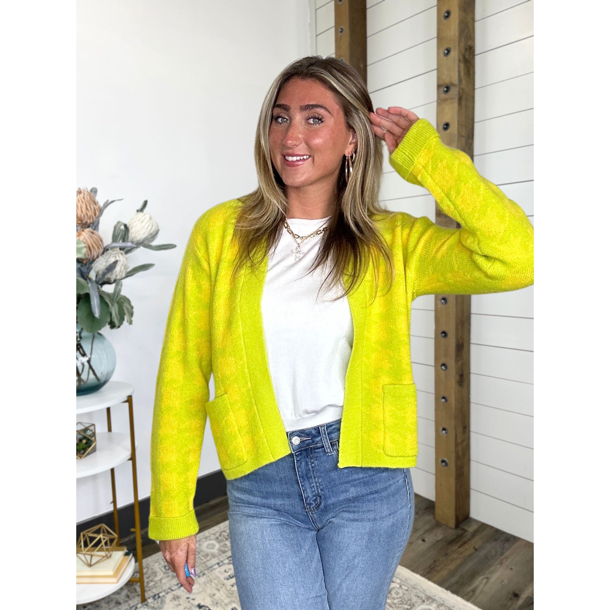 Lime Zest Chic Cardi