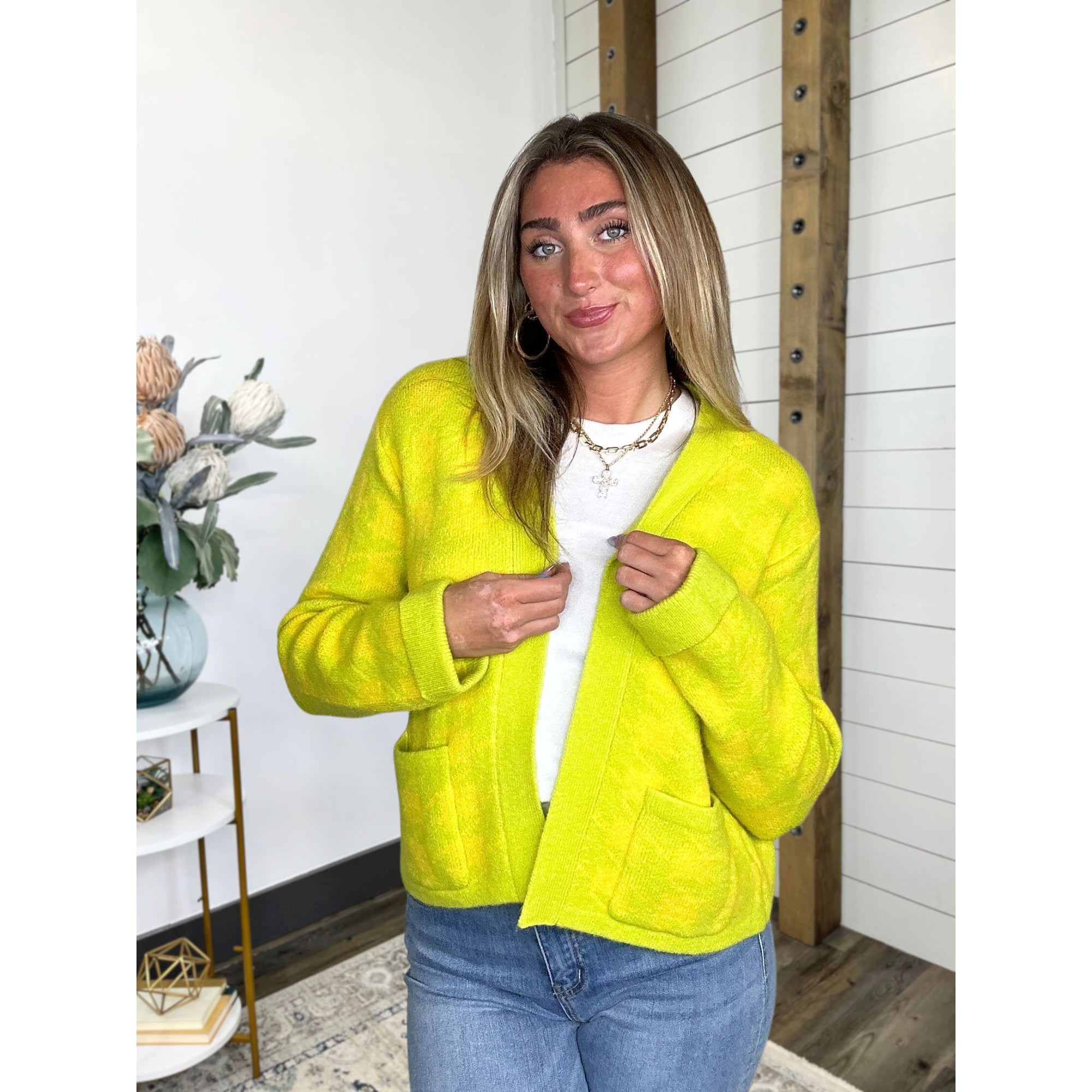 Lime Zest Chic Cardi