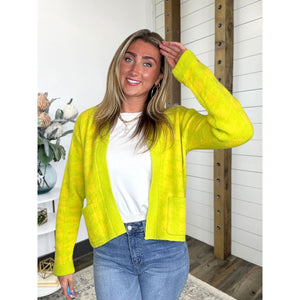 Lime Zest Chic Cardi