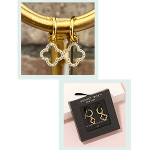 Crimson & Clover 14K Gold Dipped Huggie Earrings