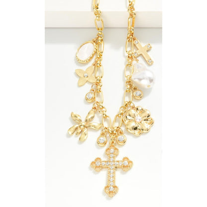 Bloom In Faith Charm Necklace