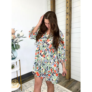 Walk With Me Floral Dress