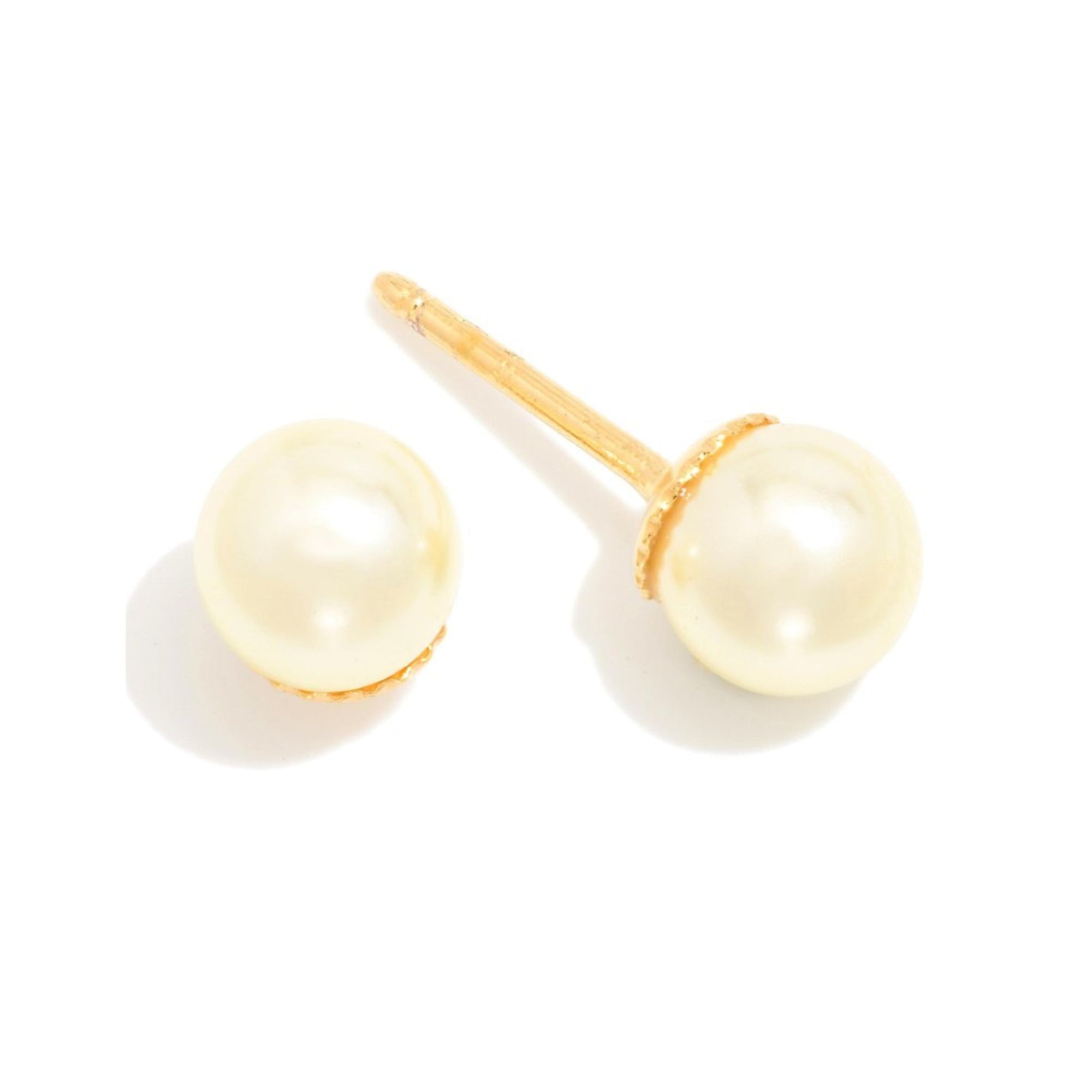 Lustre Pearl Stud Earrings