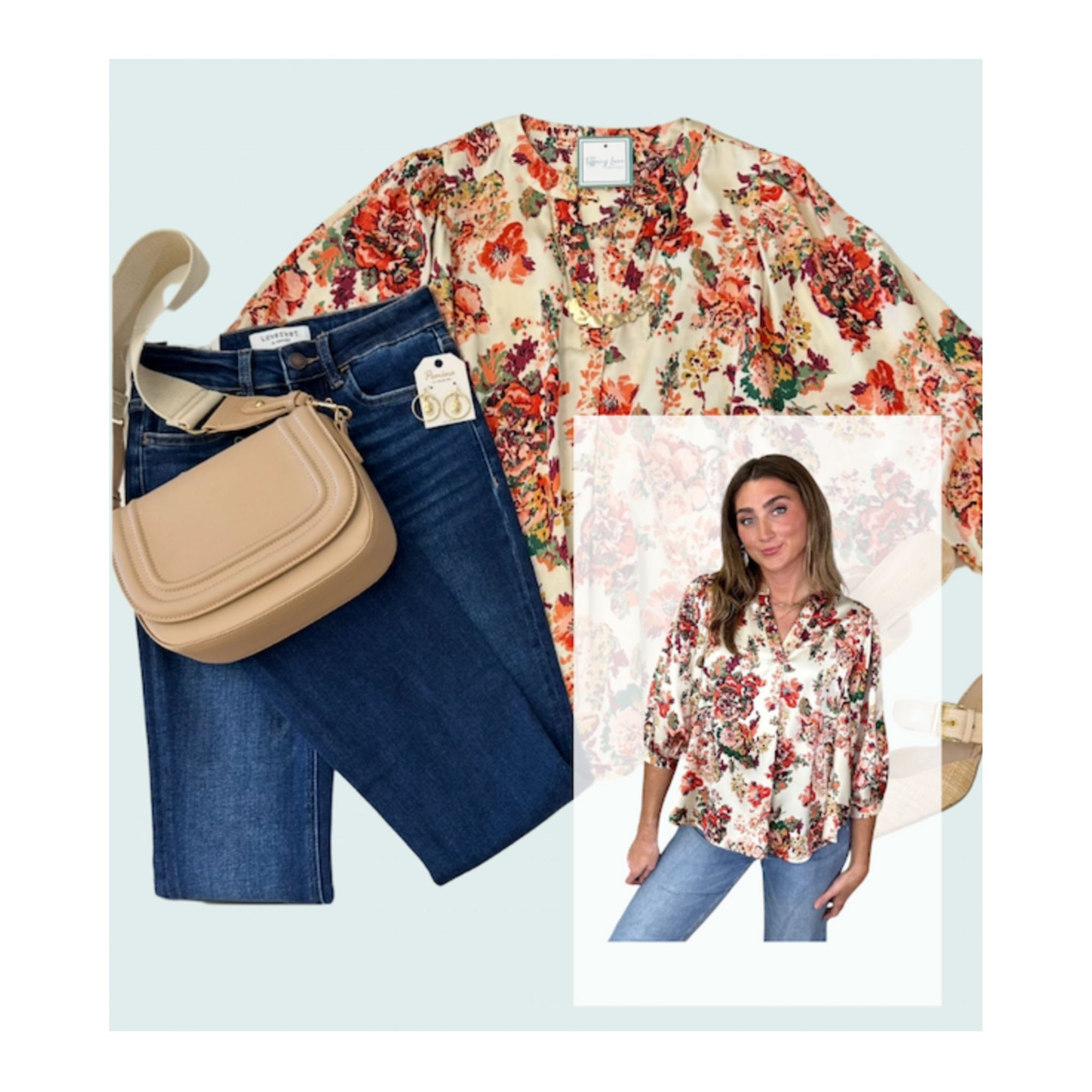 Floral Elodie Top