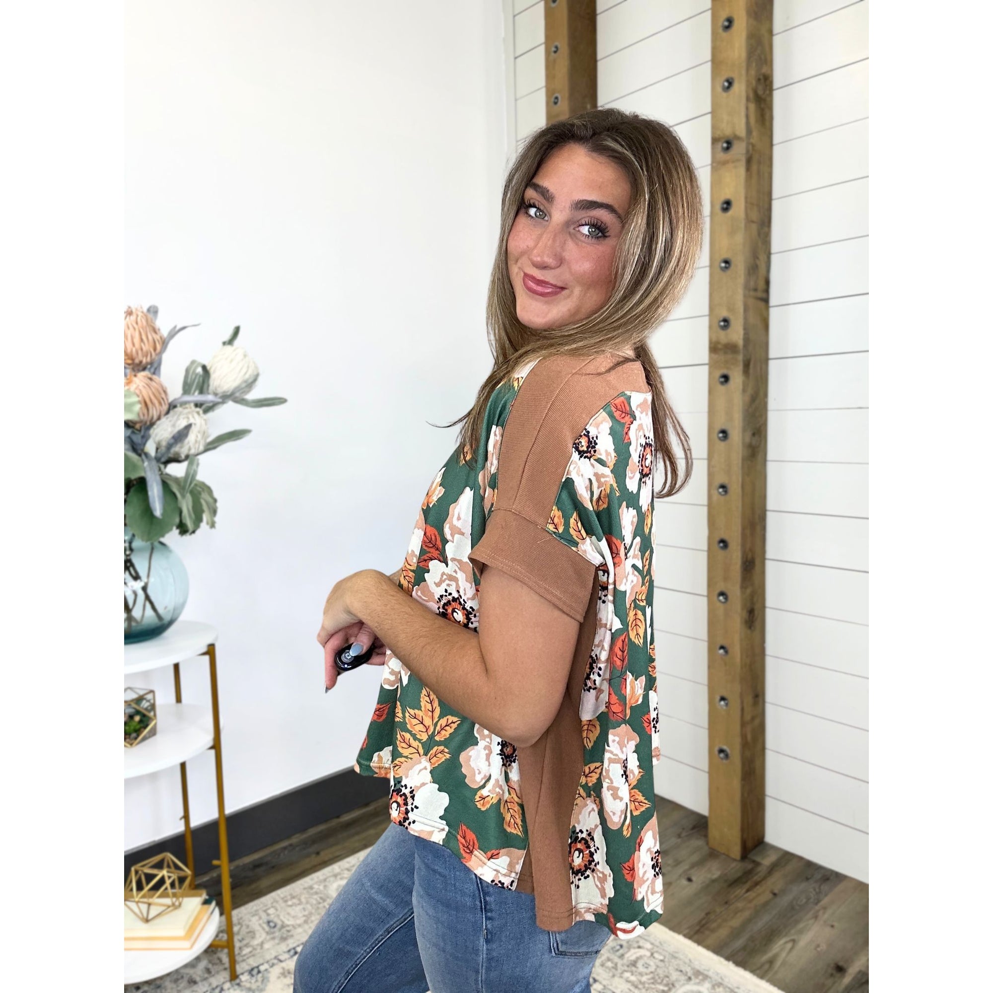 Falling For Florals Top