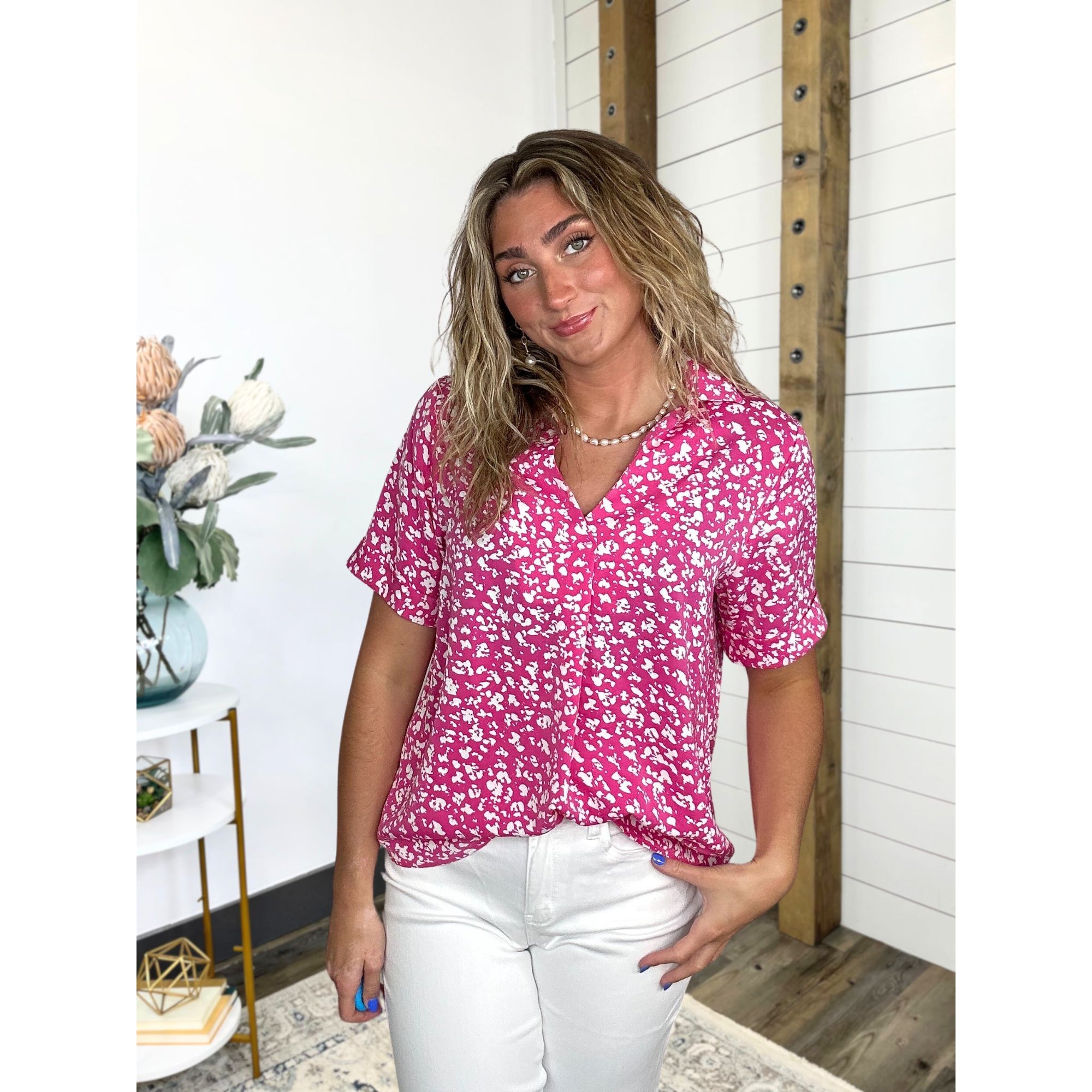 Spotted & Chic Top