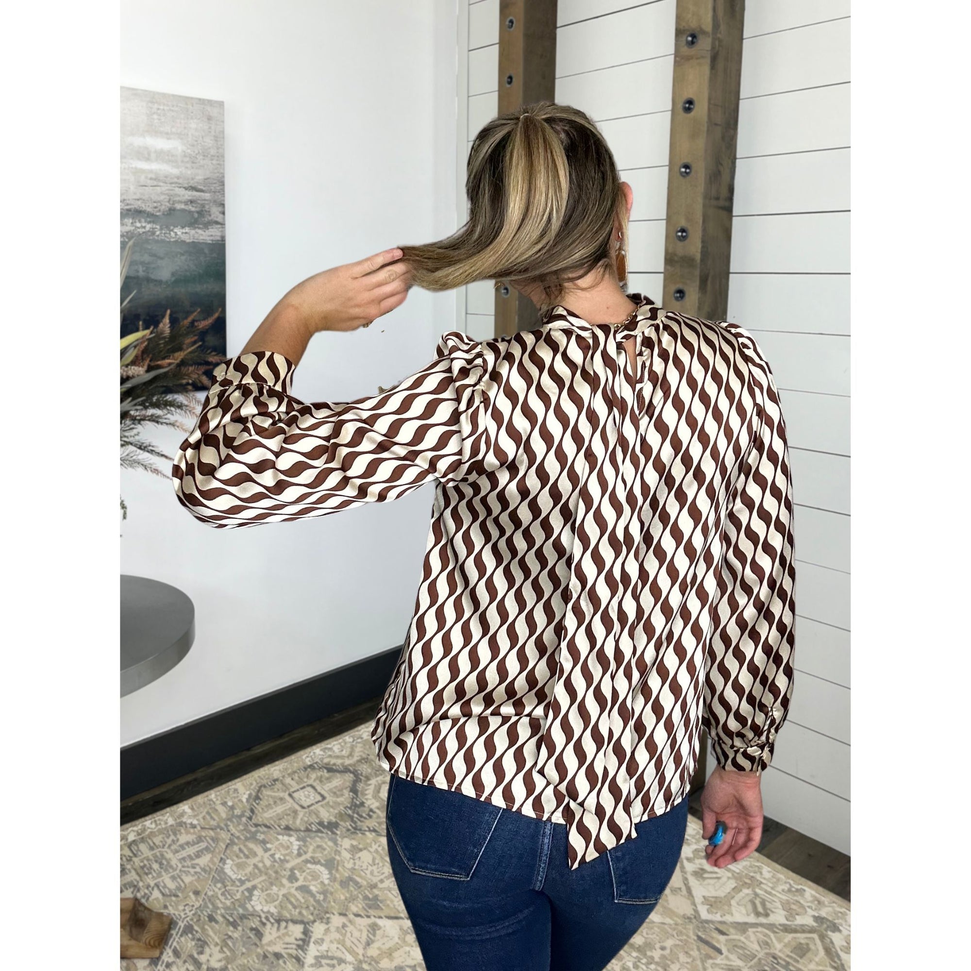 Geometric Gem Blouse