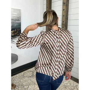 Geometric Gem Blouse