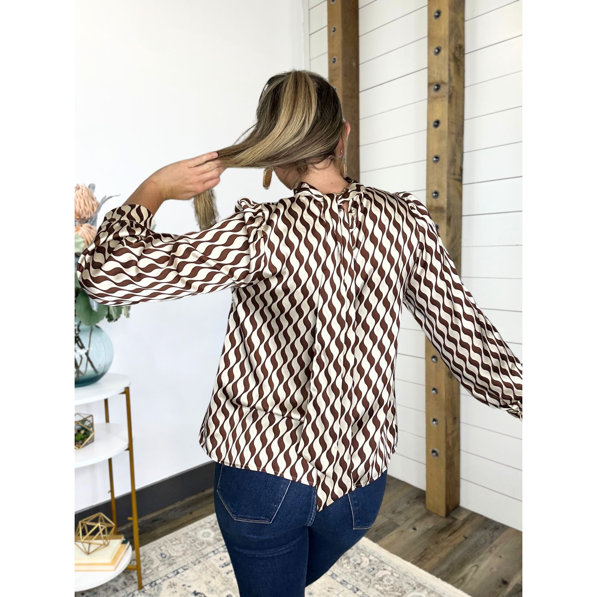 Reversible Geometric Gem Blouse