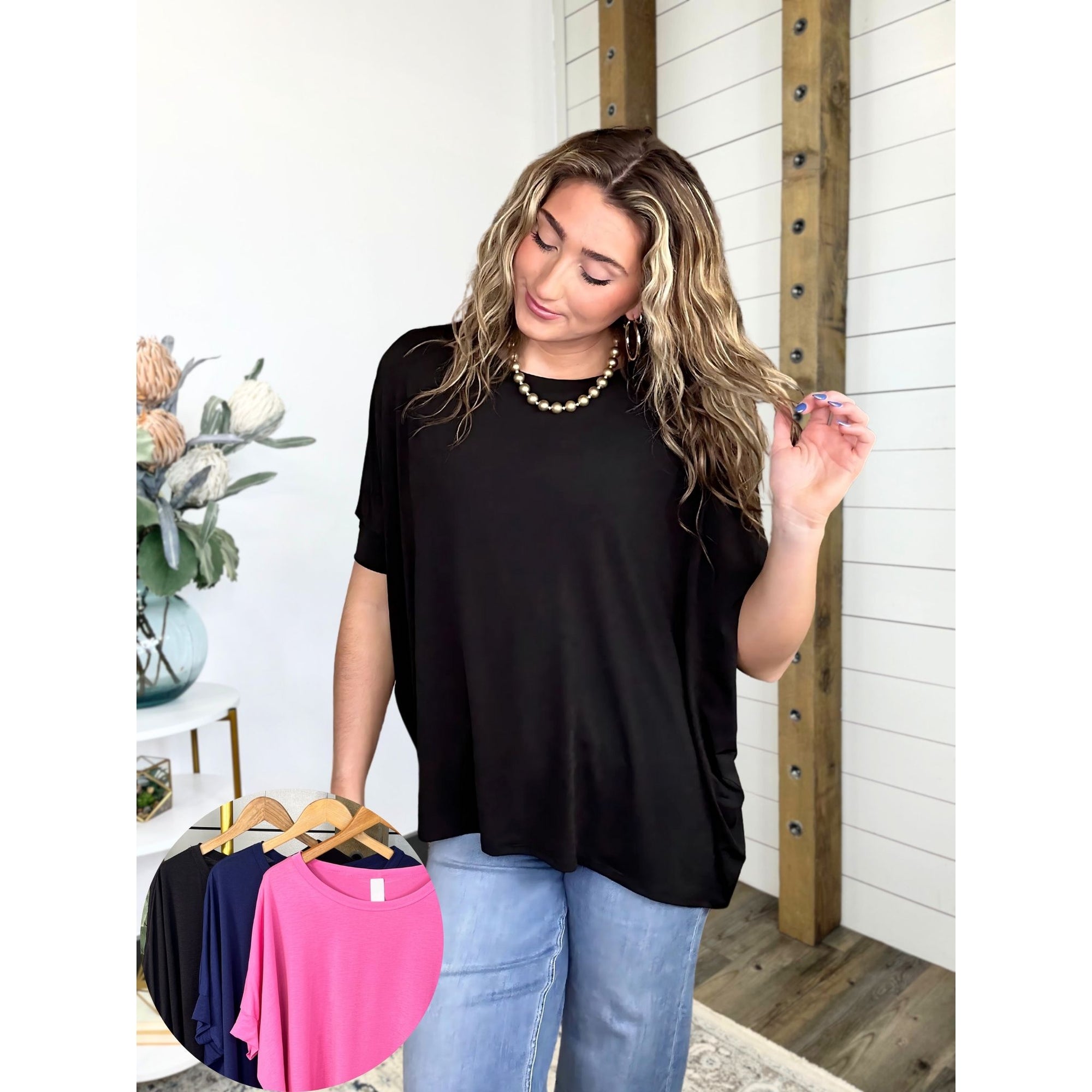 Haley Essential  Oversize Top