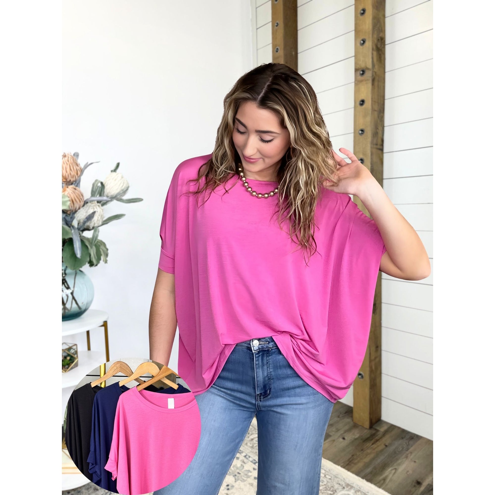 Haley Essential  Oversize Top