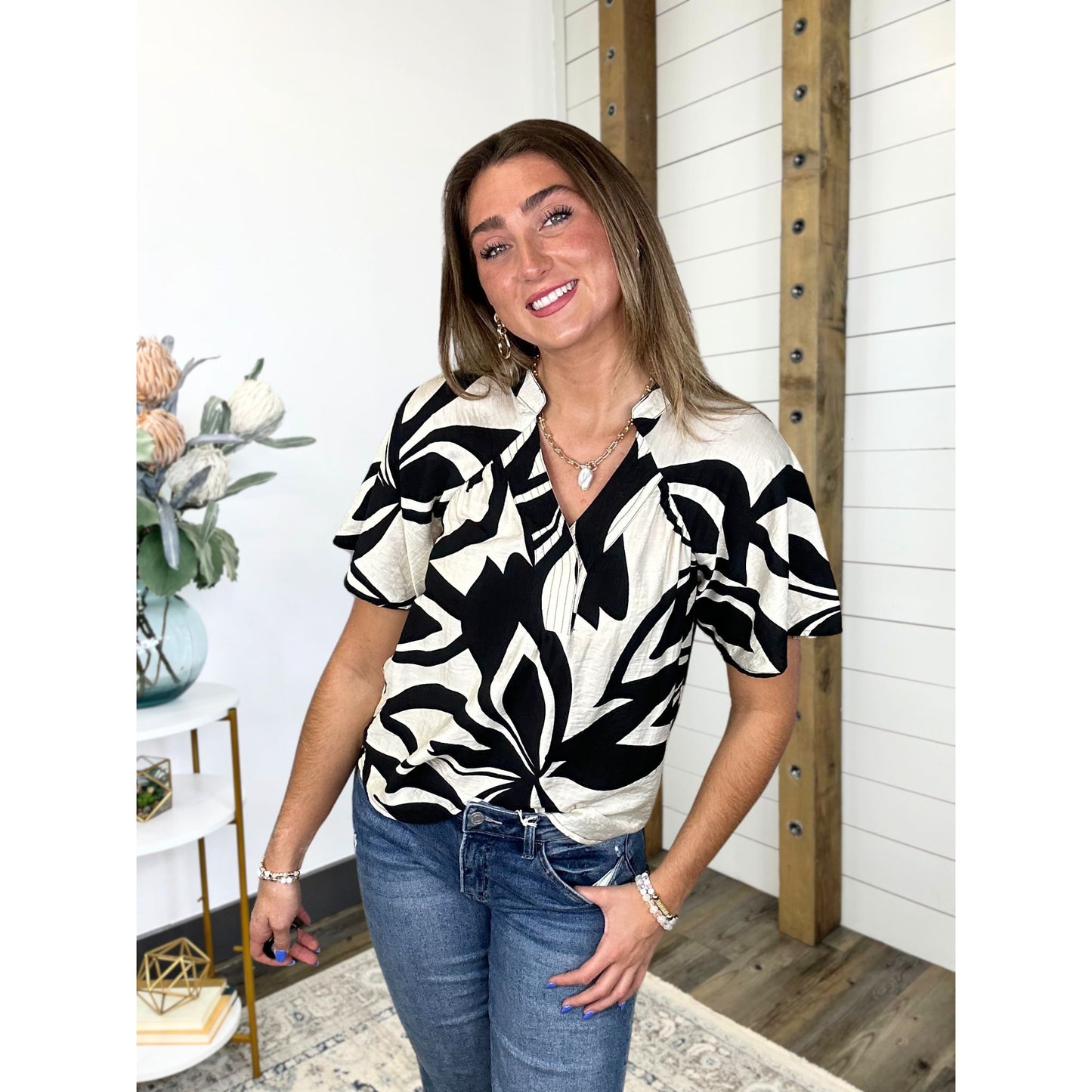 Palm Haven Top