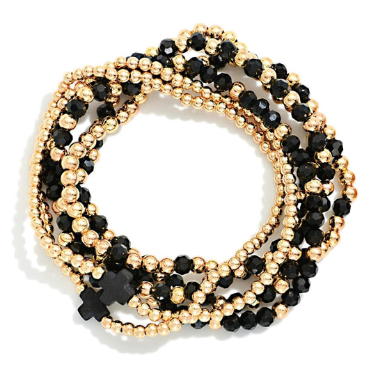 Cross Station Bracelet Set