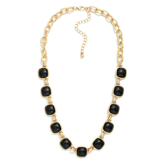 Square Station Necklace