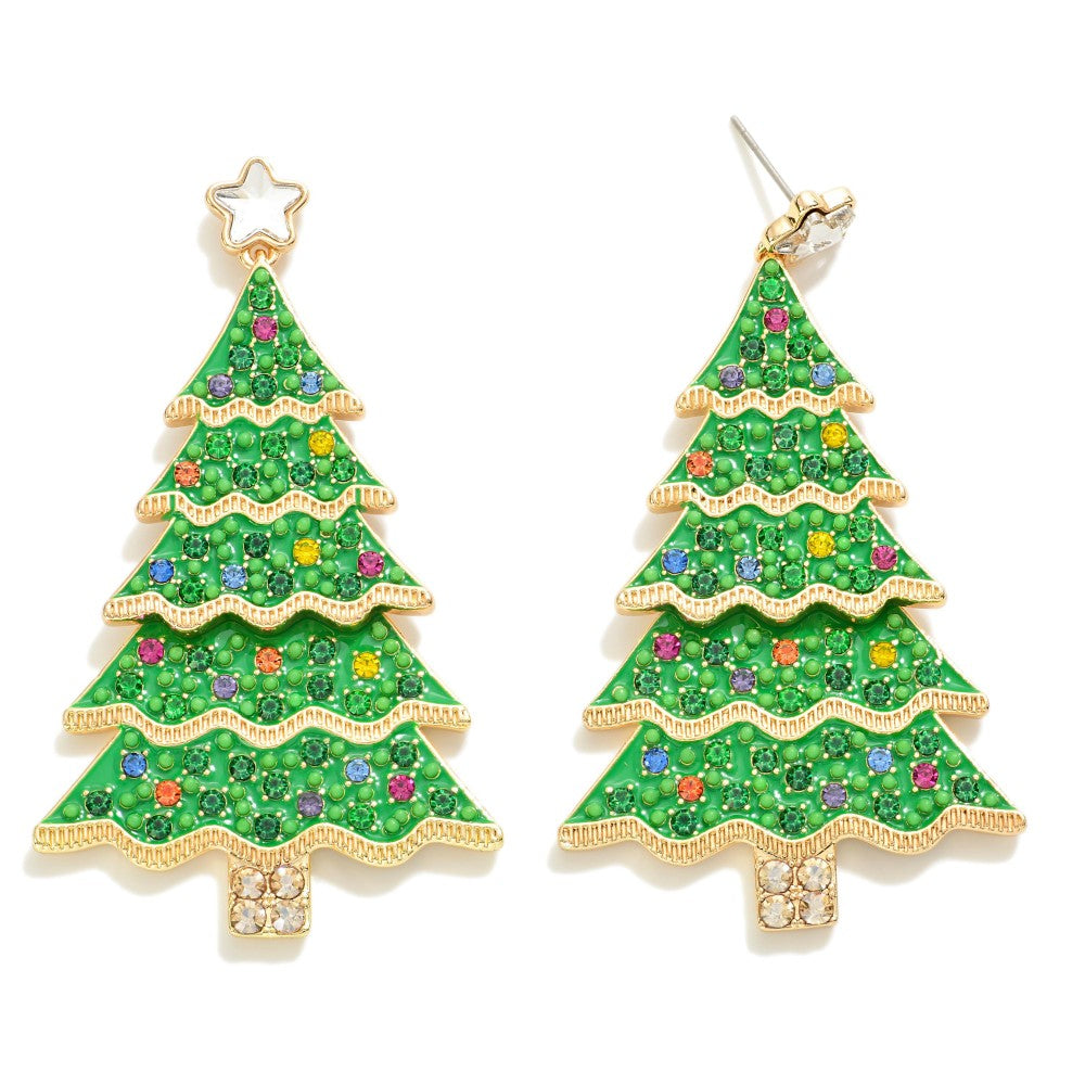 Oh Christmas Tree Drop Earring