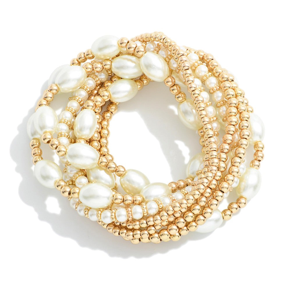 Pearly Girl Bracelet Set